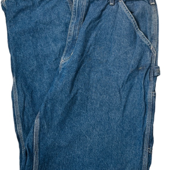 Carhartt Big and Tall Size 38 X 34 Straight Leg Carpenter Workwear Jeans 3140 - Picture 2 of 8